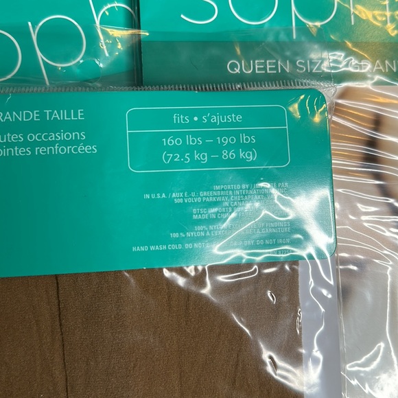 1 @ $4 for queen style panty hose is available! 160-190lbs beige in color - Picture 9 of 12